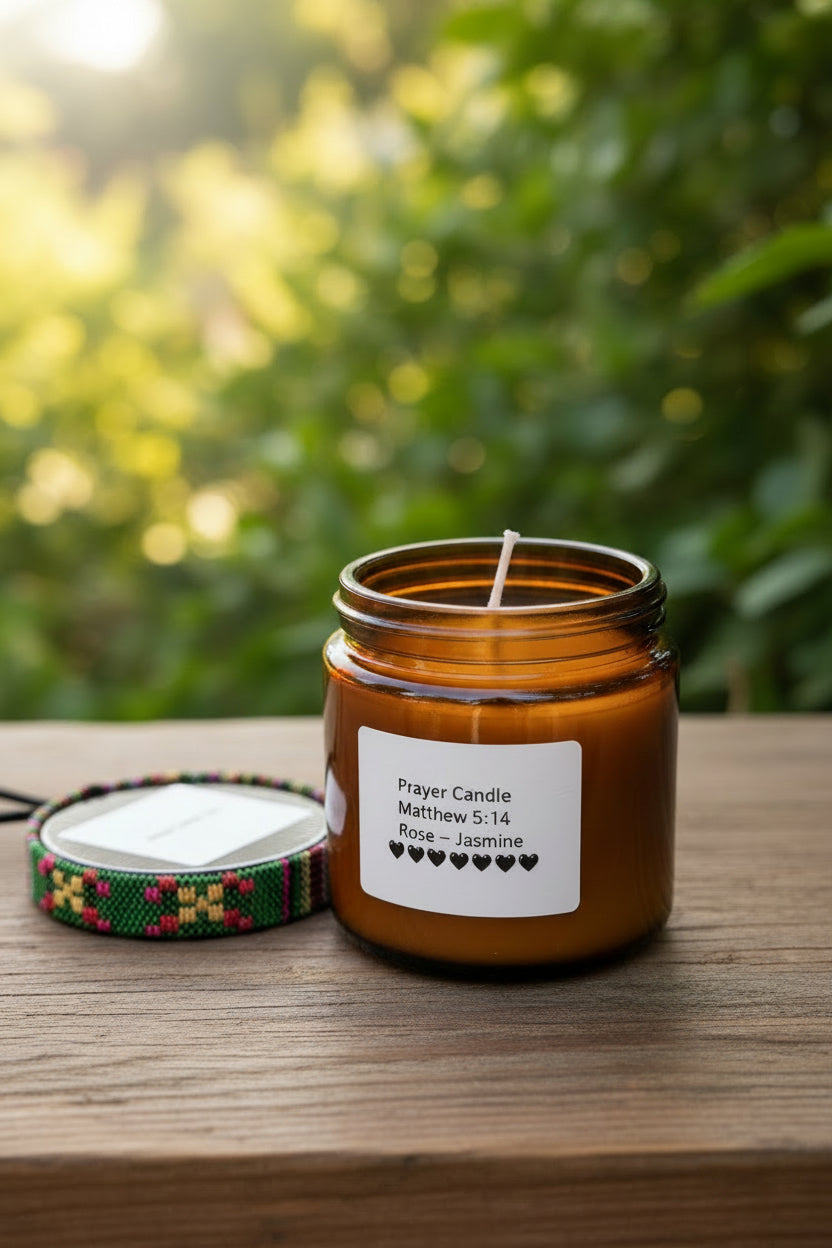 Jasmine Rose Prayer Candle
