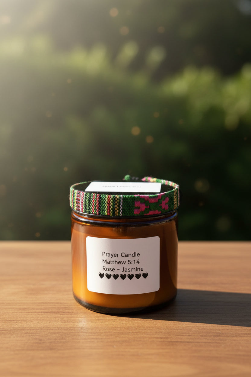 Jasmine Rose Prayer Candle
